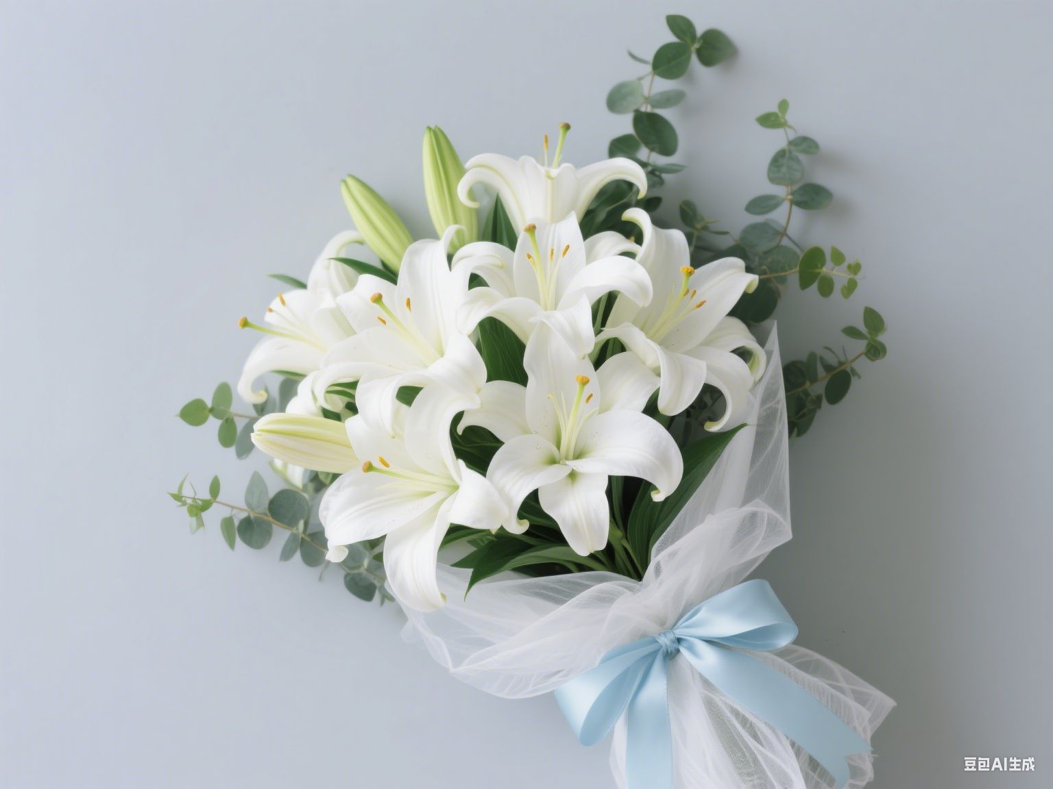 百合花束 - 高雅纯洁